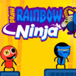 Draw Rainbow Ninja Draw Rainbow Ninja